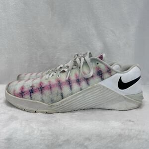 Nike Metcon 5 AMP White Tie Dye Pale Run Casual Low AT3149-101 womens size 11